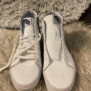 Vans White High-Top Sneakers
